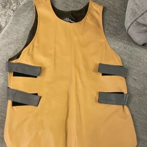 Mens leather vest